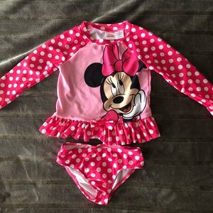 Minnie Mouse Toddler Girl Swimsuit